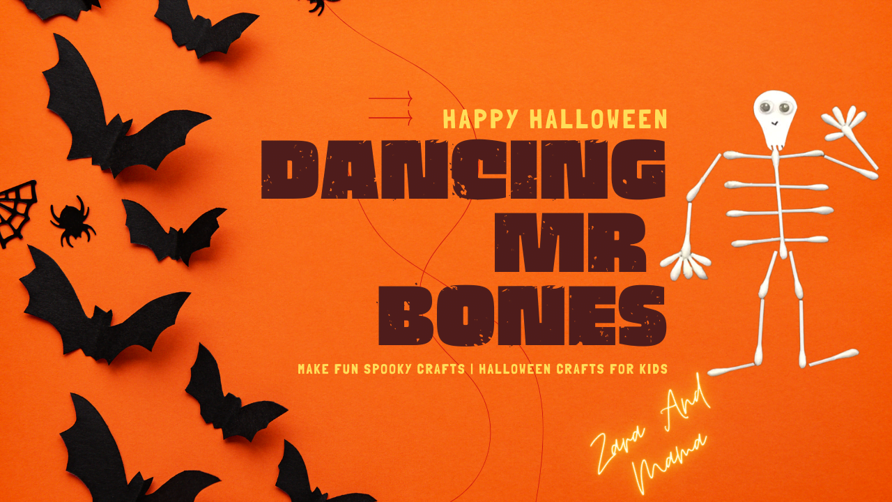 How to make a Q-TIP Skeleton for Halloween